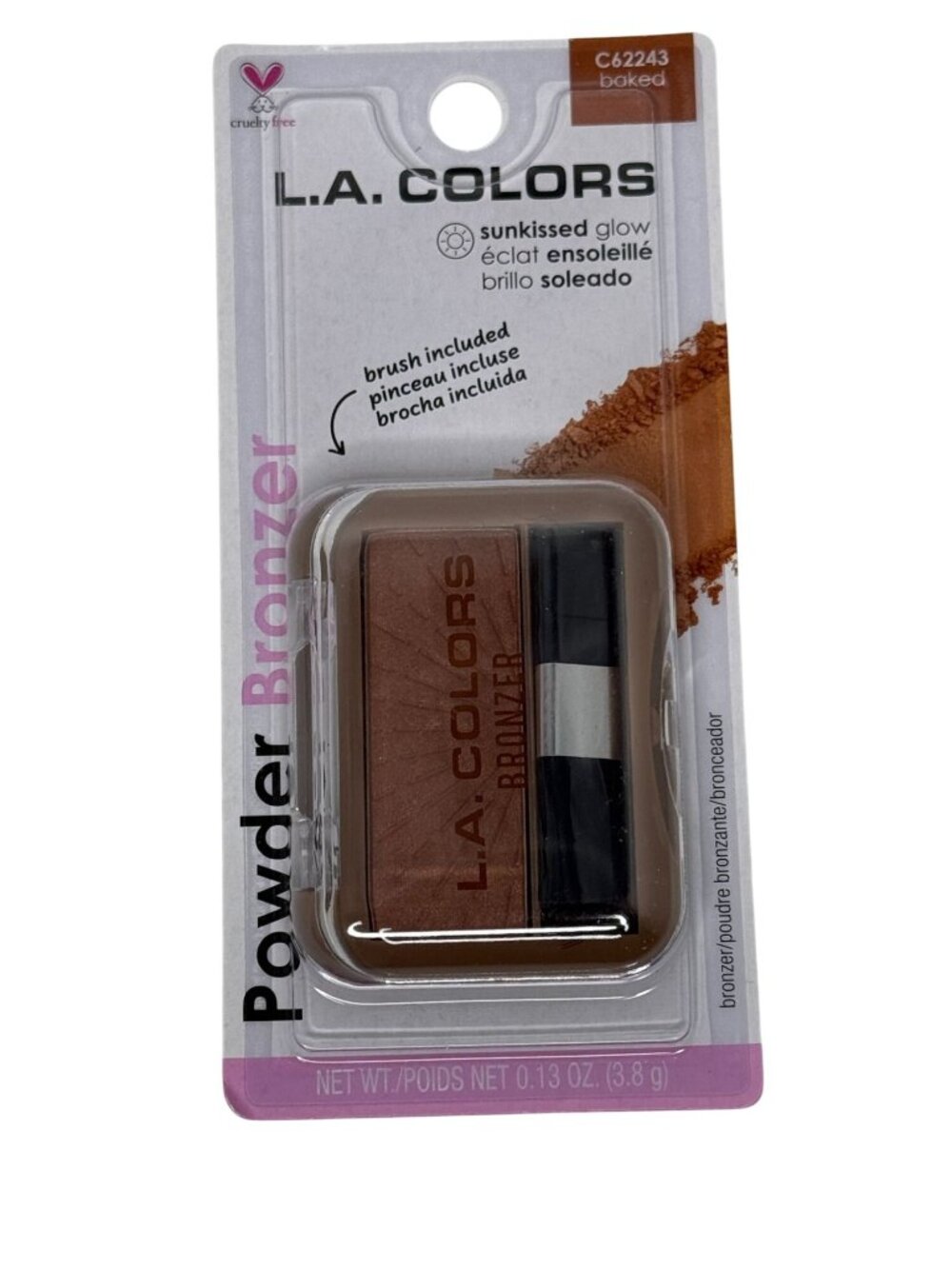 L.A. Colors Powder Bronzer Bronze C62243 NIP